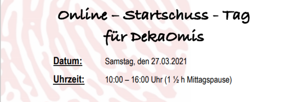 STARTSCHUSS